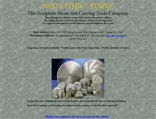 Tablet Screenshot of neolithicstone.com